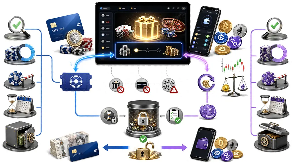 Bonus rules linked to payment choice