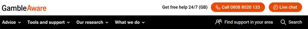 GambleAware free confidential help
