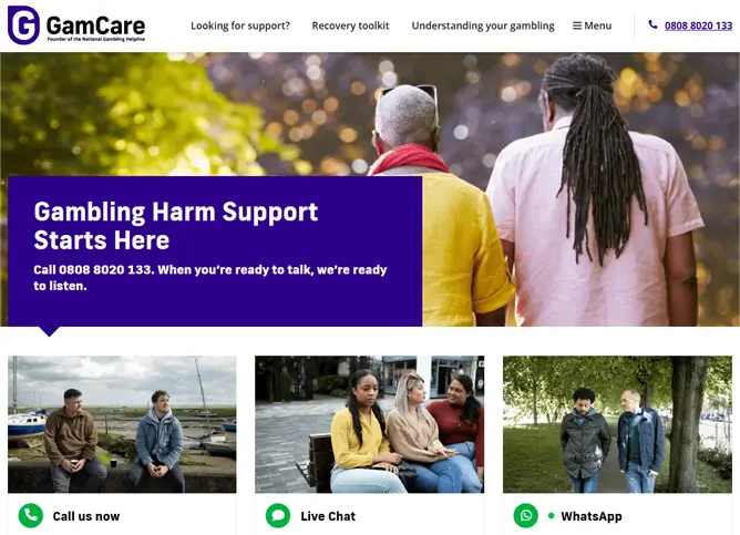 Gamcare support