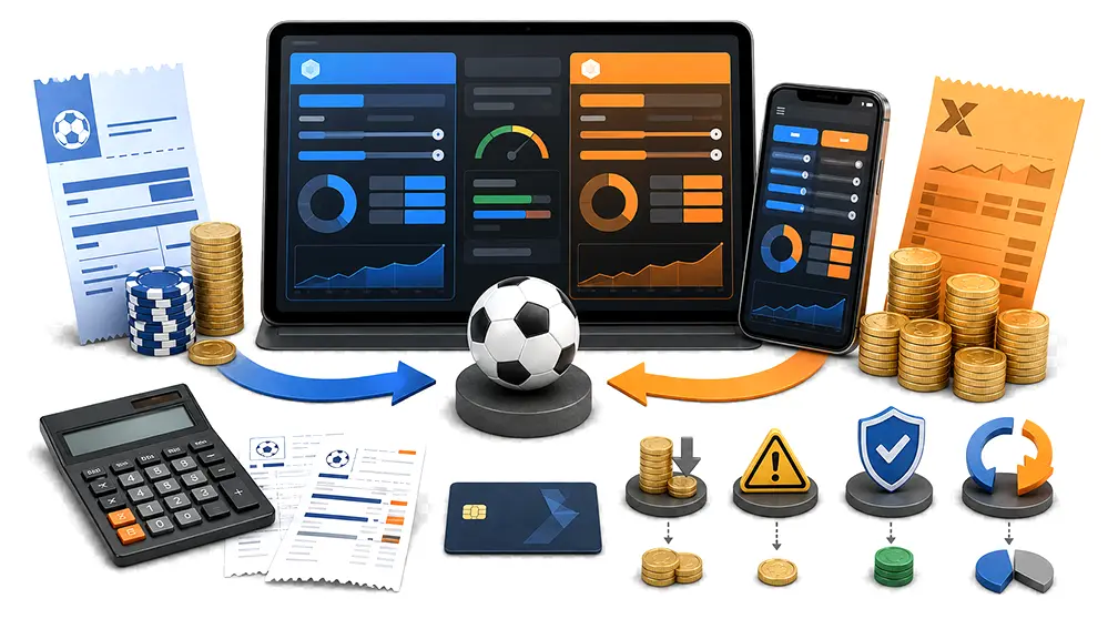 Matched betting calculator use for back bets and lay bets